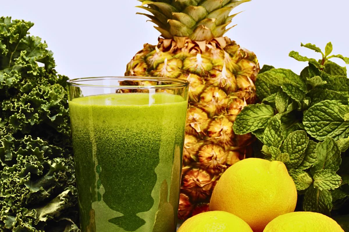 Verde Que Te Quero Verde Suco Detox De Couve Abacaxi Pai Na Cozinha