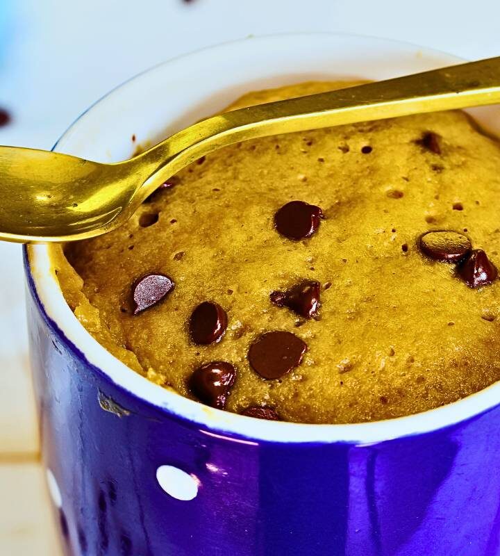 Magia Na Caneca Bolo De Baunilha Gotas De Chocolate