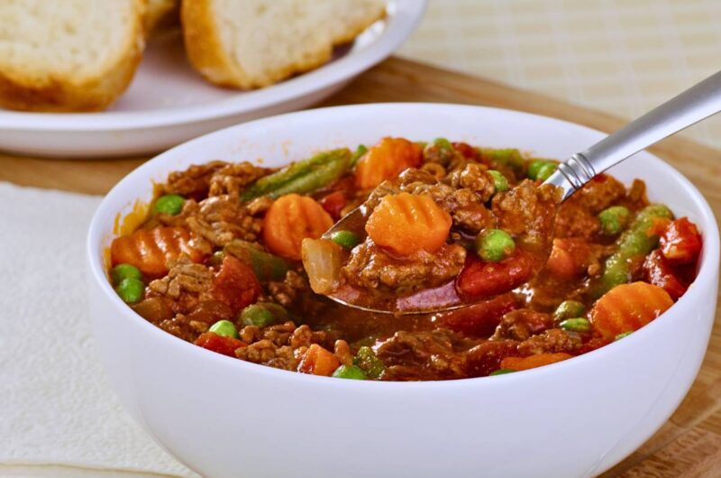 Receita de Picadinho de Carne com Legumes