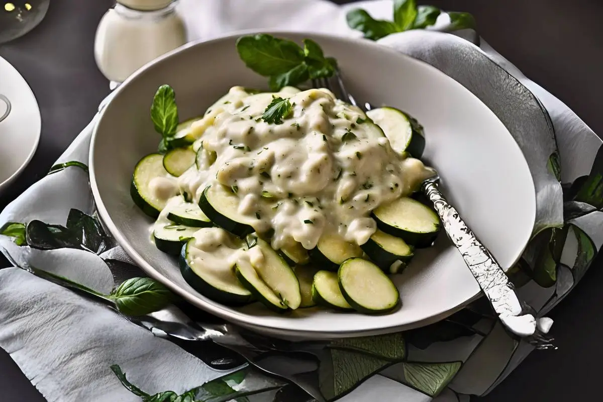 Abobrinha Italiana com Molho Branco Especial: Receita Irresistível!