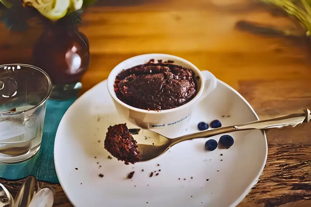 Descubra como Transformar Seus Lanches com um Bolo de Caneca de Chocolate Feito no Micro-ondas: Rápido, Fácil e Delicioso!