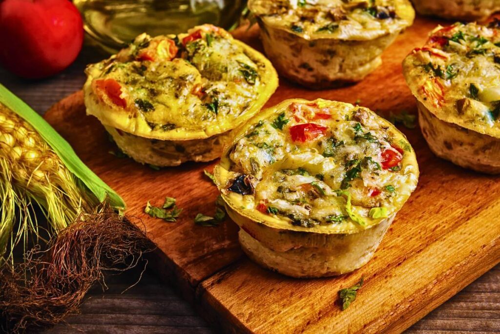 Transforme seu Café da Manhã com Muffins de Ovo e Vegetais: Nutrição e Sabor em Harmonia Perfeita!