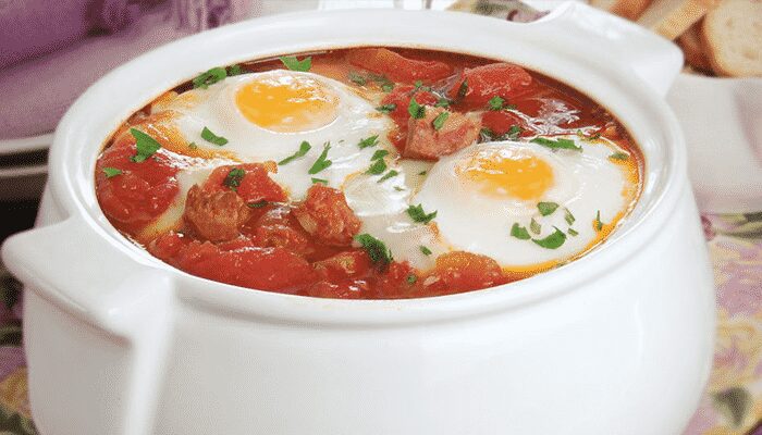 Sopa de Tomate com ovos direto do restaurante! Confira!