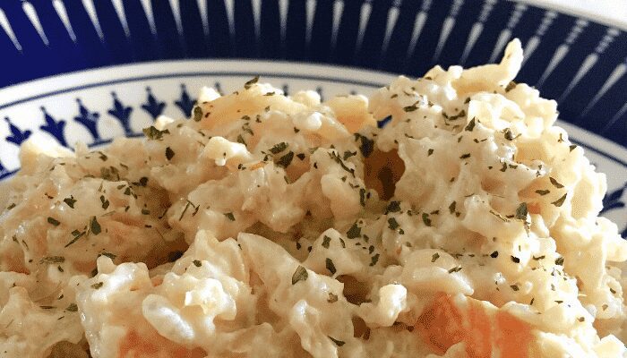 Venha conferir essa receita saborosa de arroz piamontese com camarão, delicioso e fácil de fazer! Você vai amar!