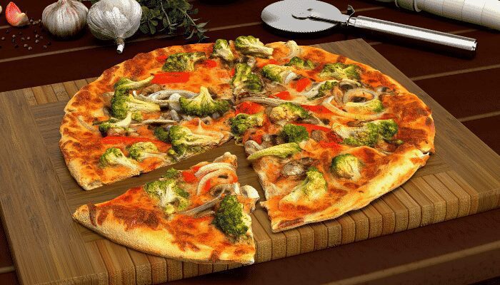 Surpreendentemente fácil de fazer essa pizza de brócolis low carb! É delicioso! Faça agora!