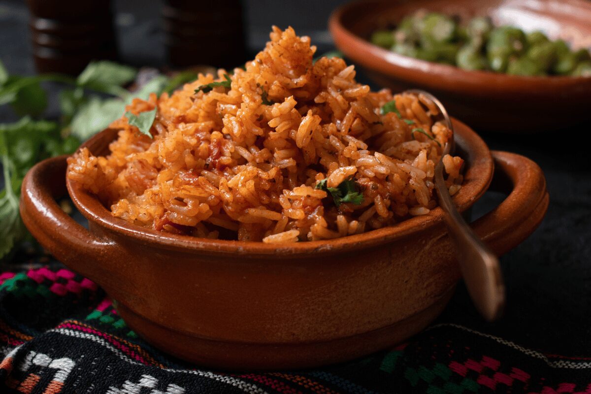 Delicioso arroz temperado mexicano! Faça hoje!