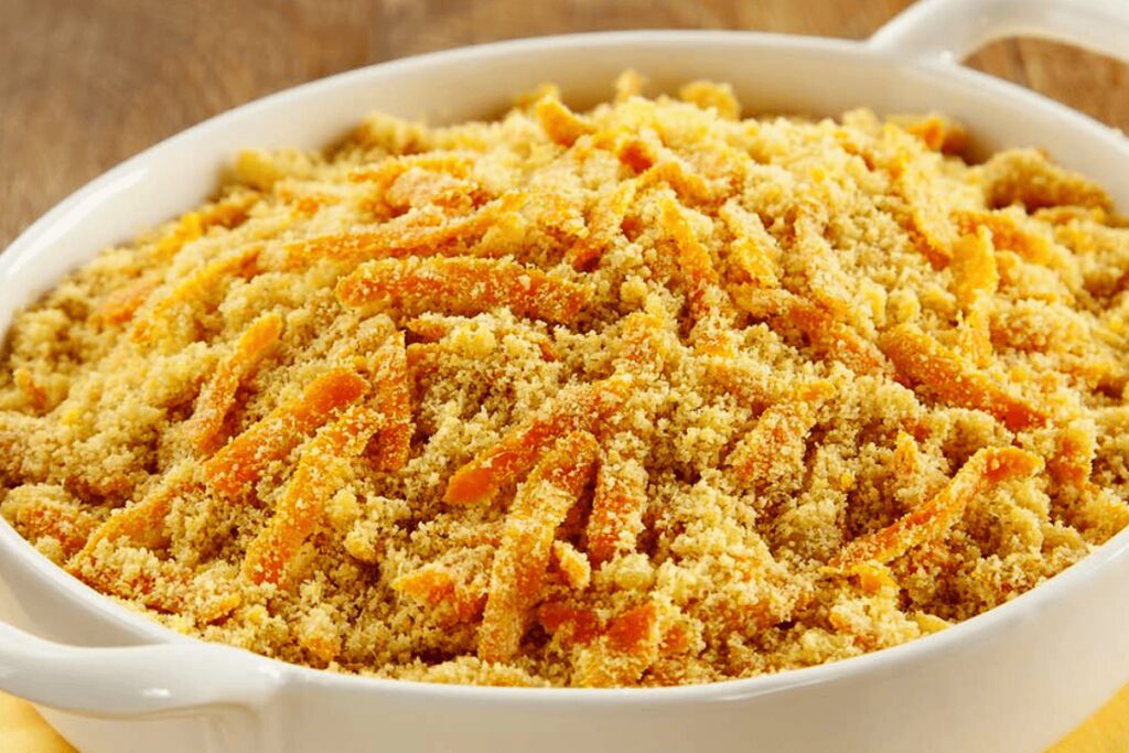 Venha conferir essa receita de farofa de cenoura, simples e fácil de fazer! Você vai adorar!