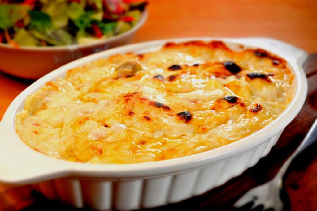 Confira hoje essa receita incrível de alho-poró gratinado com extrato de soja, muito fácil de fazer! Você vai adorar!