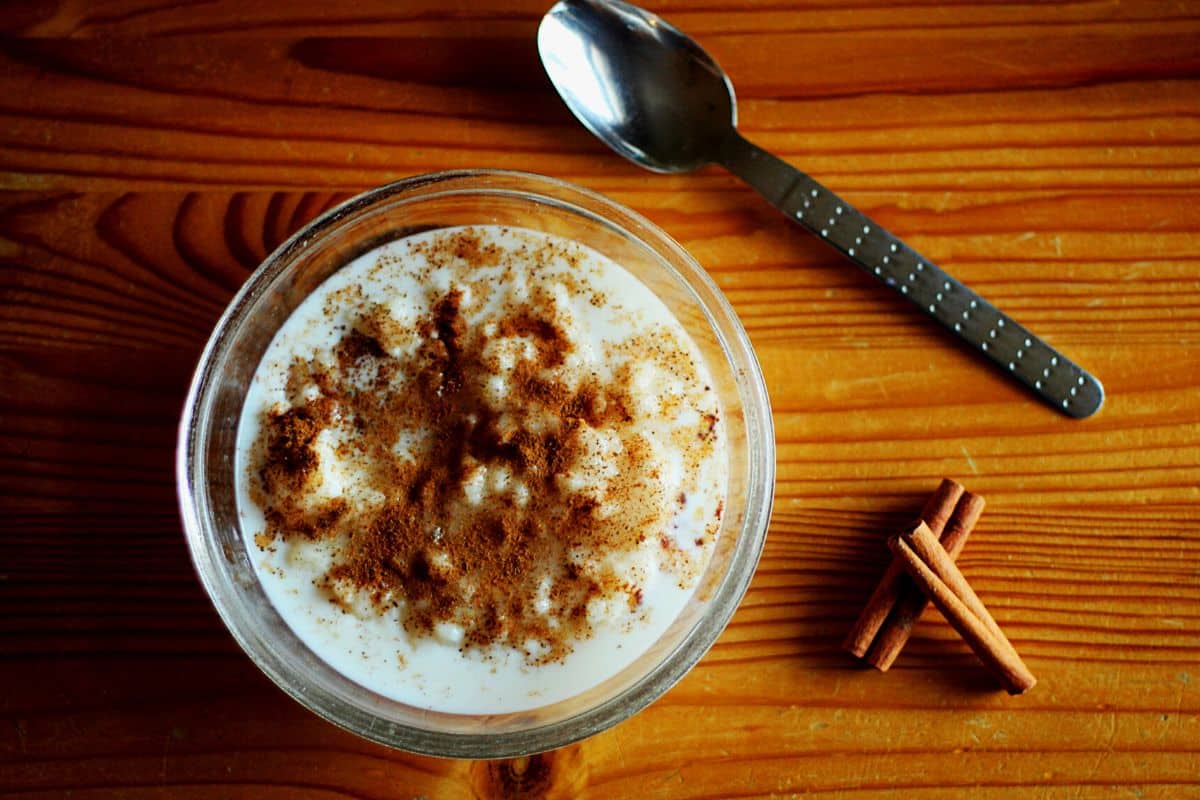 Delicioso arroz doce com kinako! Vem provar!