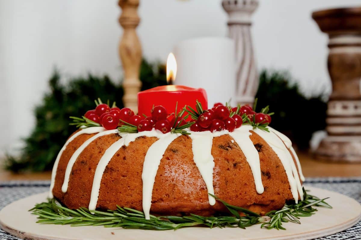 Bolo de natal com farinha e leite de soja! Você vai amar!