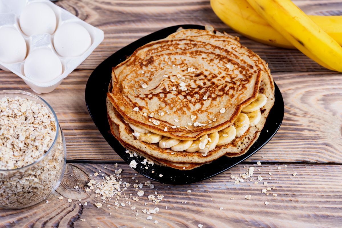 Incríveis Panquecas doces de farelo de aveia!