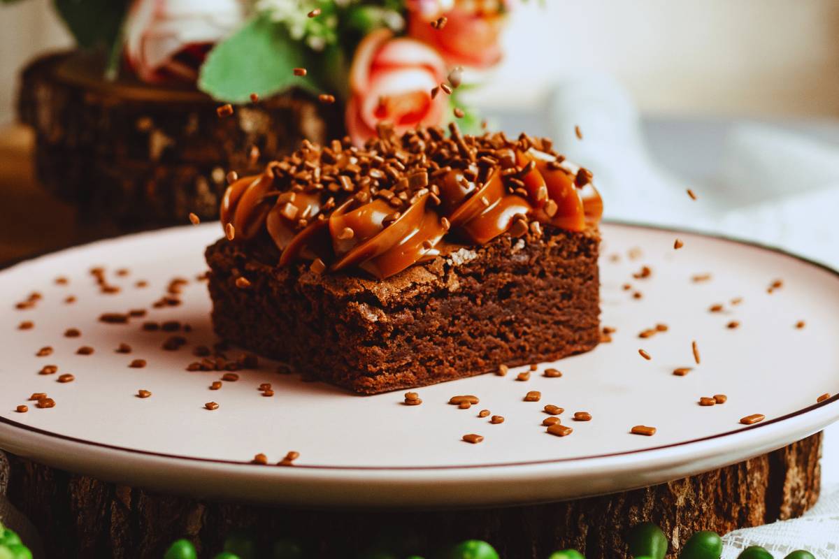 Fantástico! Brownie de Doce de Leite com Amendoim!