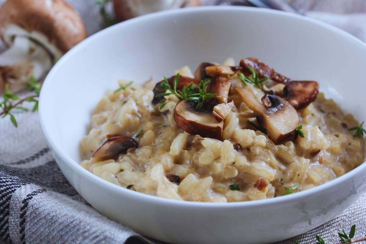 Delicioso Risoto de Funghi! Cremoso e Saboroso!