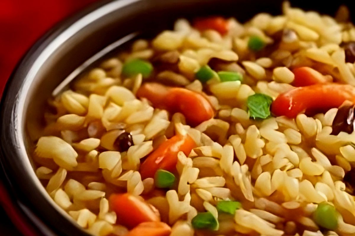 Receita de: Arroz com Lentilha e Legumes Assados!