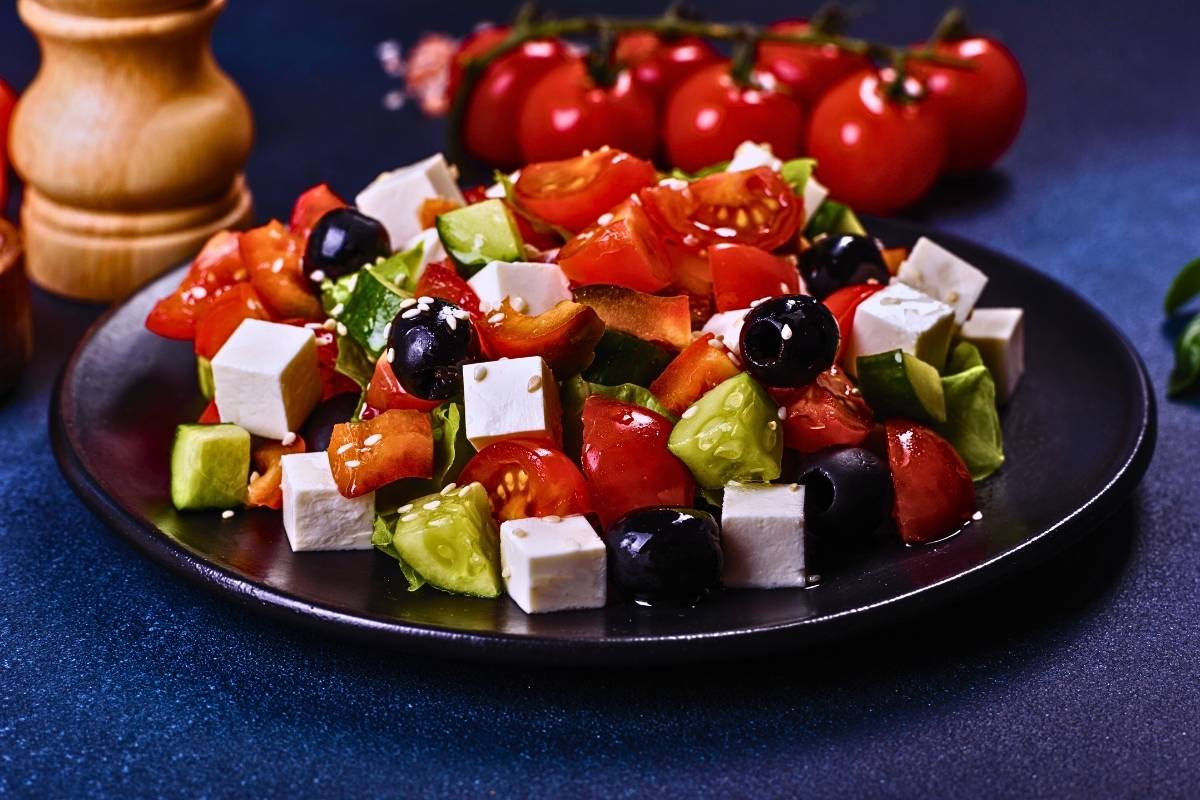 Fantástica! Salada com Pinoli e Molho Cítrico!