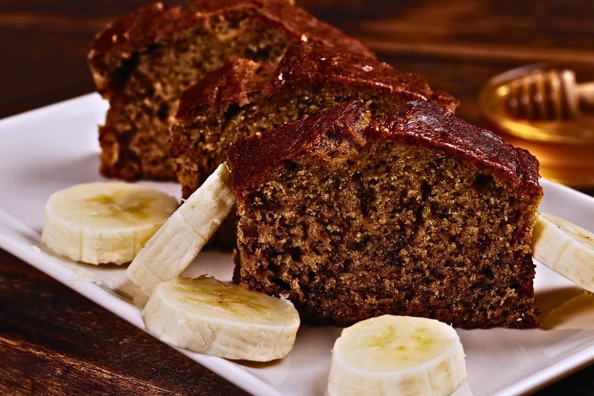 Delicioso Bolo de Banana Vegano! Você vai amar!