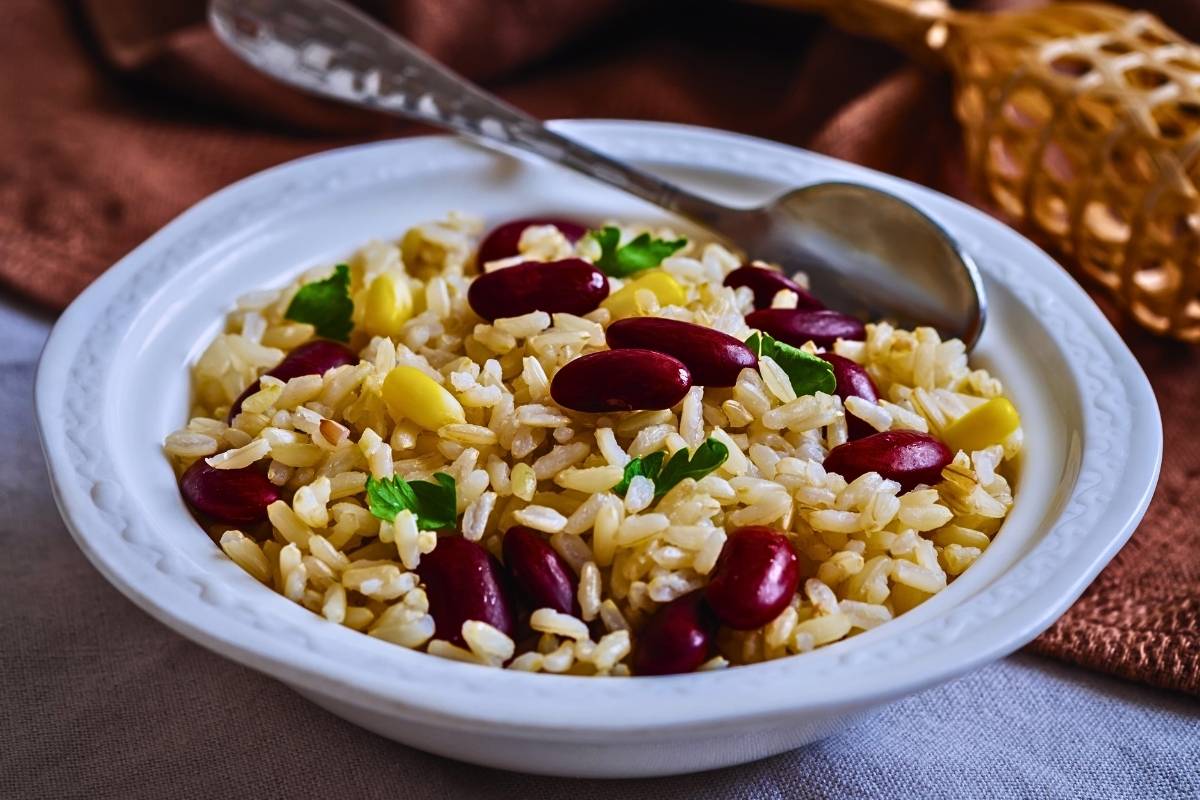 Aprenda como fazer o Feijão Vermelho com Arroz Integral!