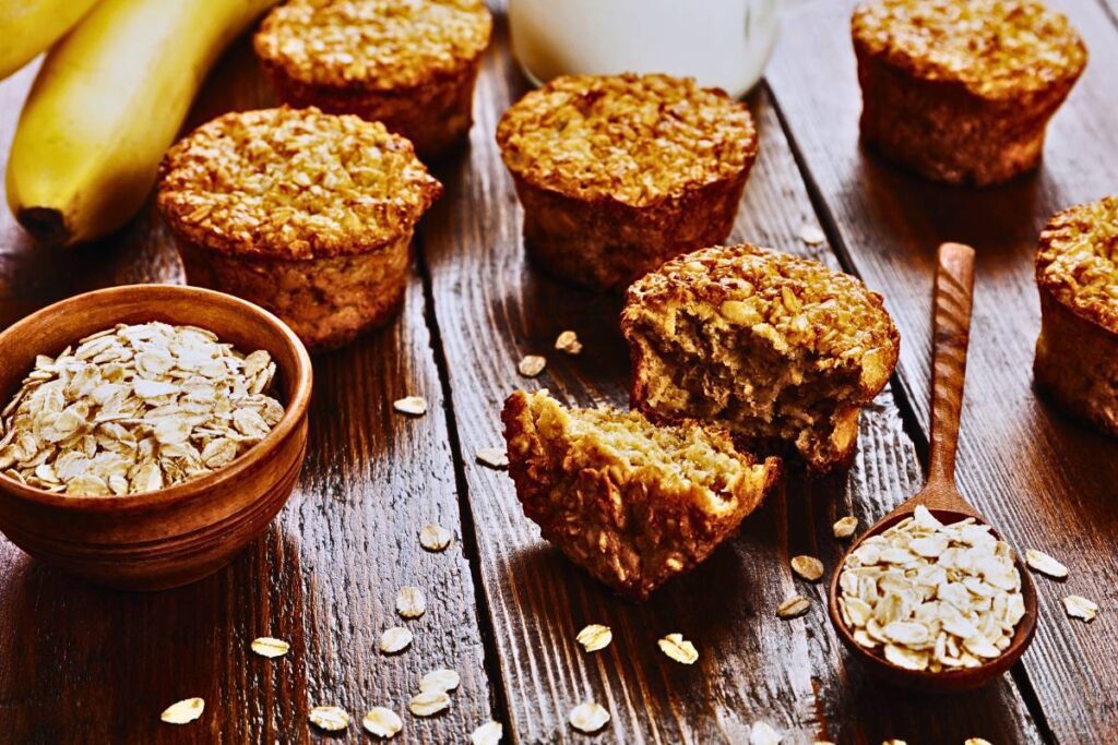 Delicioso Muffin de Aveia e Banana no Micro-ondas! Uma receita sem glúten perfeita para você tomar com seu café!