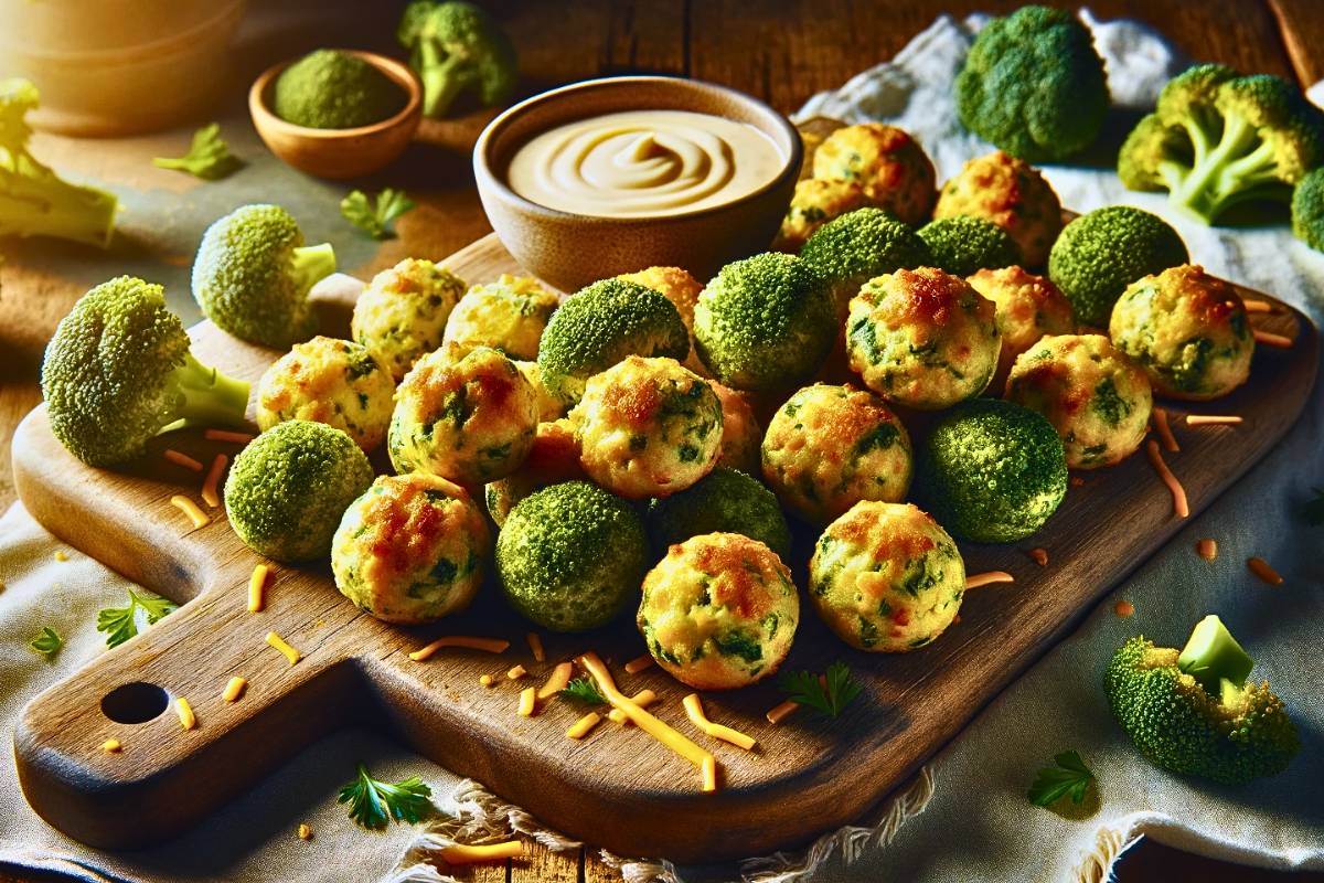 Deliciosos Bolinhos de Brócolis e Queijo que Derretem na Boca!