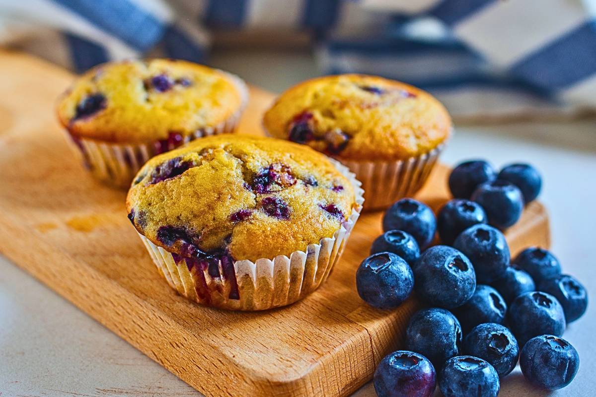 Muffins de Mirtilo e Amêndoas: Para um Café da Manhã Especial!