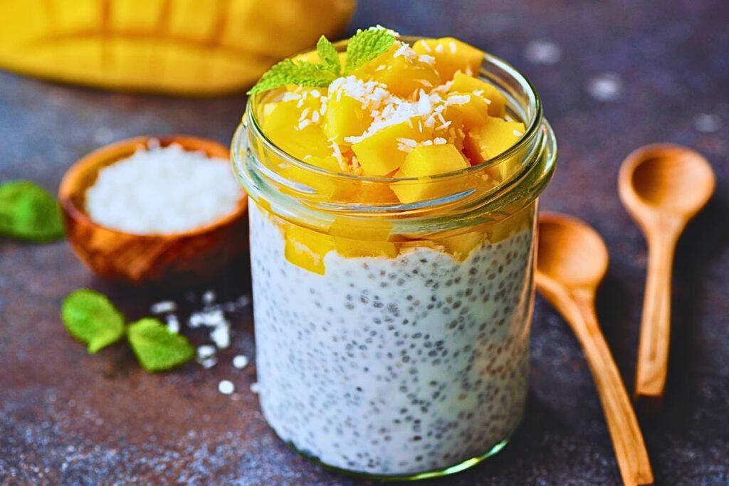 Desperte Seus Sentidos com o Pudim de Chia com Manga: Uma Sobremesa Saudável e Cheia de Sabor!