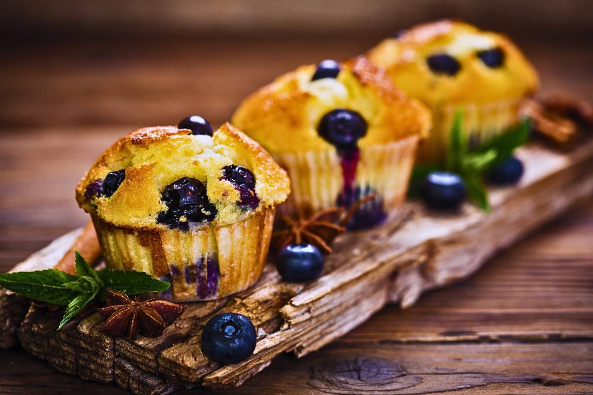 Muffins de Blueberry: Uma Doçura em Cada Mordida!