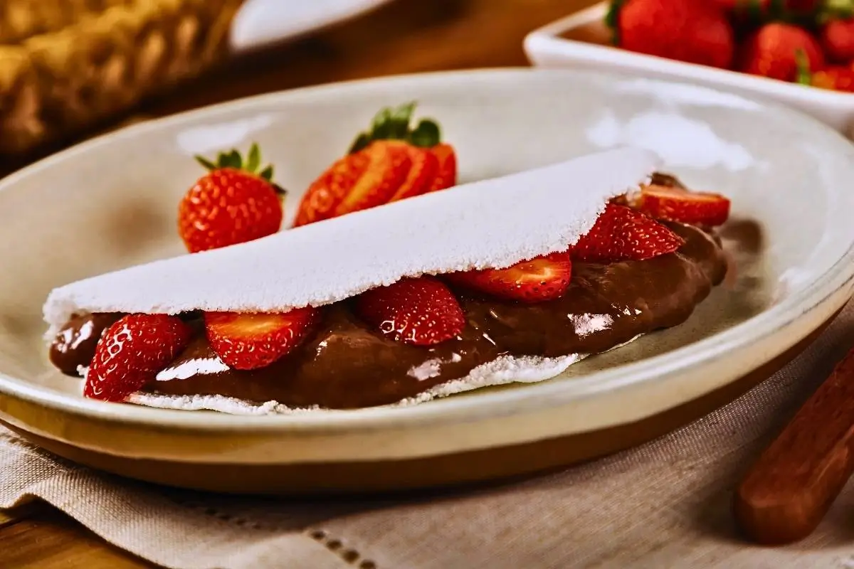 Transforme seu Café da Manhã com Tapioca de Coco com Chocolate!