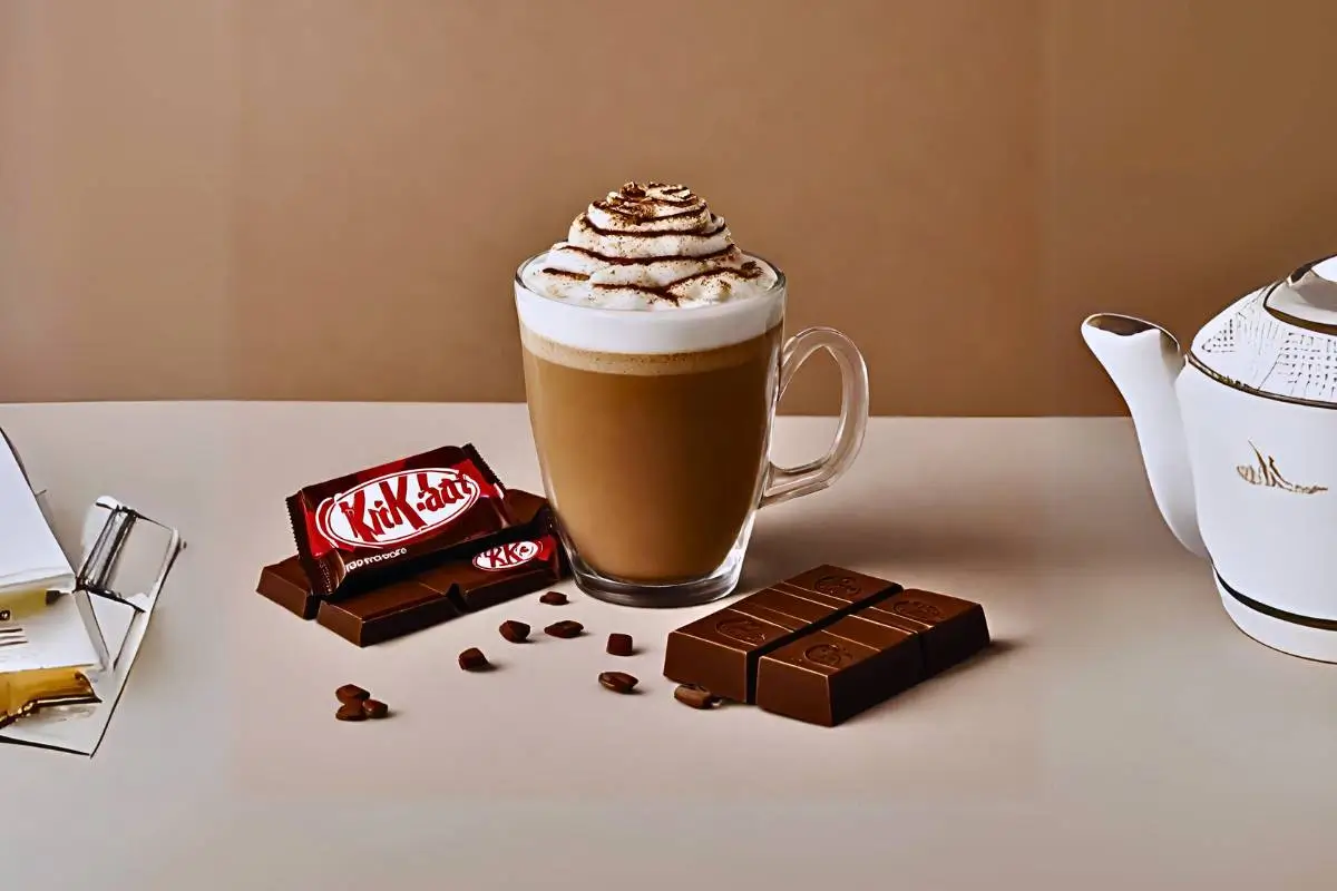 Transforme Seu Café em Festa com Cappuccino Kit Kat! Uma História de Amor em Cada Xícara!