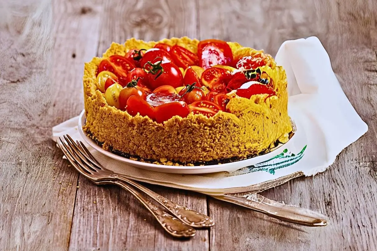 Descubra o Sabor Único da Cheesecake Salgada com Tomate Confit!