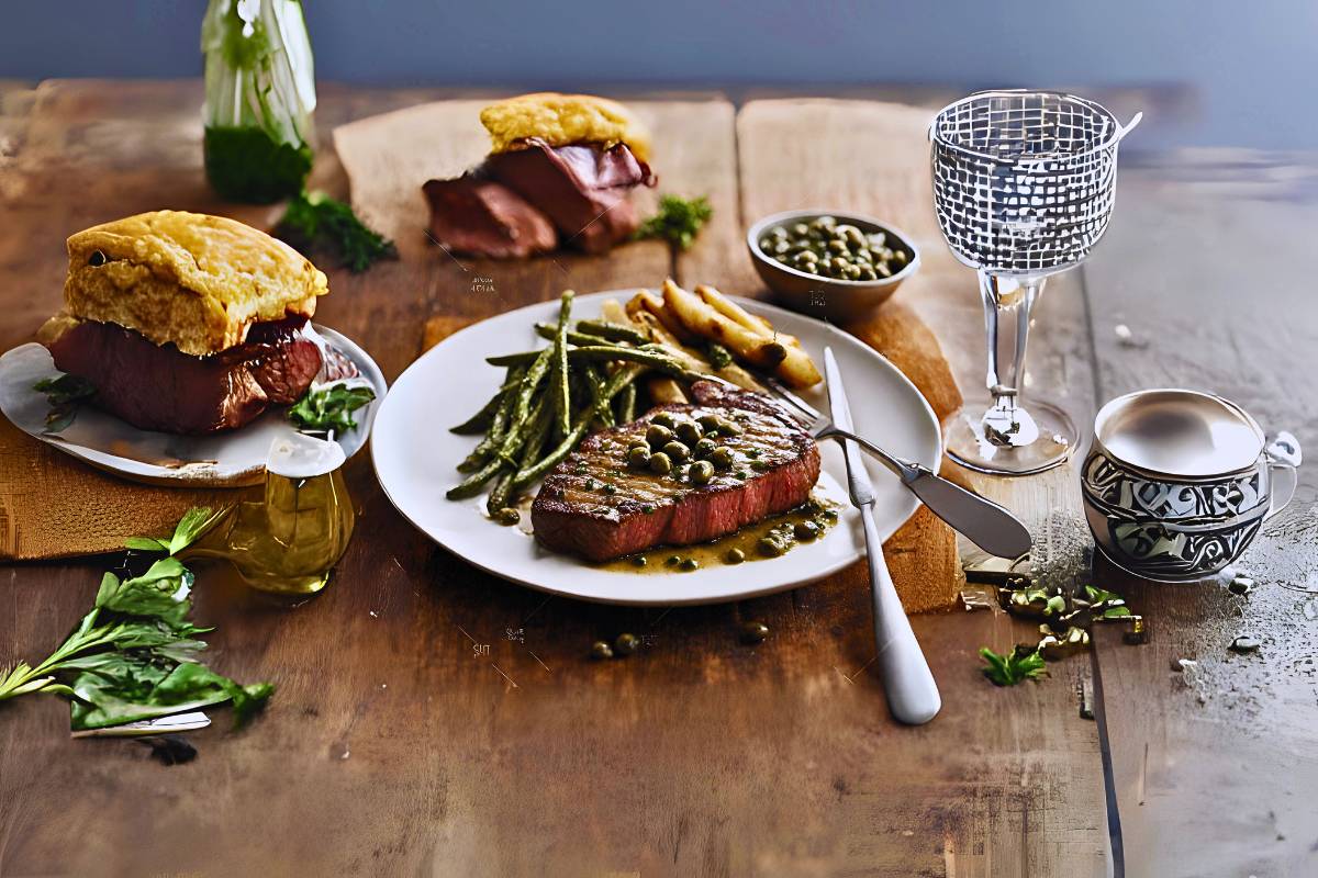 Bife de Maminha com Molho de Alcaparras: Sabor e Sofisticação!