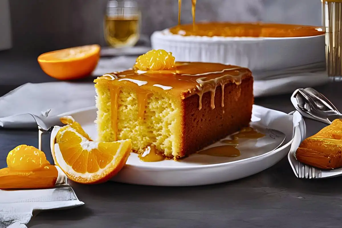 Bolo de Laranja com Calda: Delícia Cítrica em Cada Fatia!