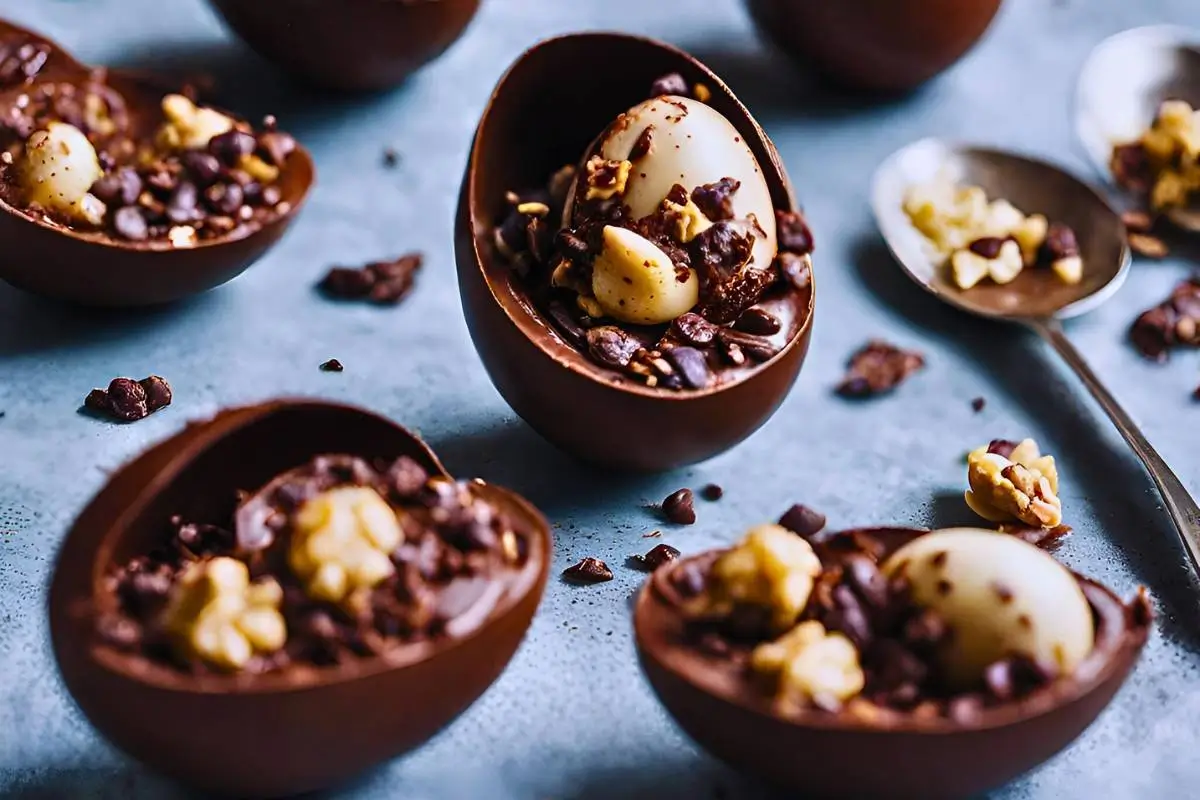 Páscoa Renovada: Ovos de Chocolate com Nibs de Cacau e Nozes!