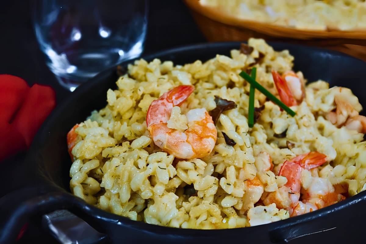 Como fazer: Risoto de Camarão com Ervas Finas! Delícia!