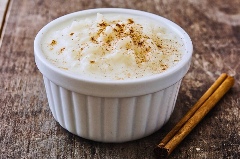 Receita de Arroz Doce com Canela