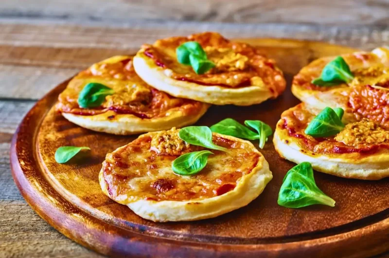 Receita de Mini Pizza de Frigideira