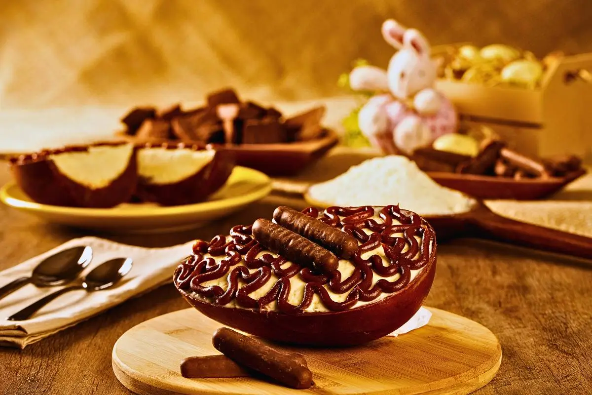 Ovos de Chocolate com Recheio Cremoso de Baunilha Zero Açúcar: Um Doce Encanto